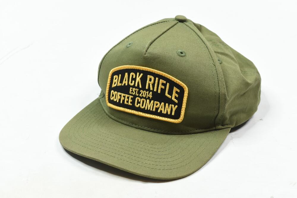 Black Rifle Coffee Company Snapback Hat Adult One Size Green est 2014